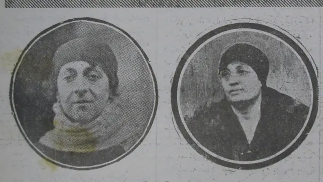 Nezihe Muhiddin (solda) ve kadın hakları mücadelesine girmesinde rol oynayan dayı kızı Nakiye Kanım