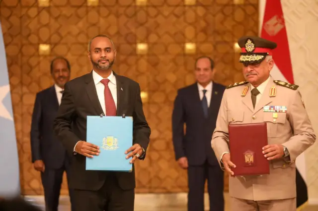 ሶማልያን ግብጽን ኣብ ክፍላ ነሓሰ ወተሃደራዊ ስምምዕ ፈሪመን ምንባረን ይዝከር