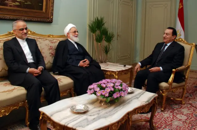 در زمان جنگ غزه در سال ۲۰۰۸، علی‌اکبر ناطق نوری به عنوان «مشاور رهبر» جمهوری اسلامی به قاهره رفت و با حسنی مبارک ملاقات کرد