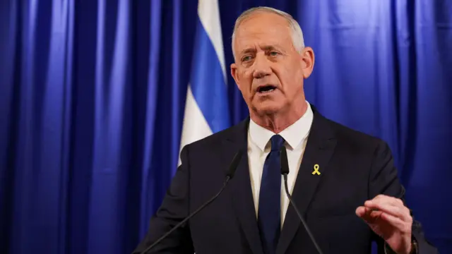 Benny Gantz arimo kuvuga ijambo