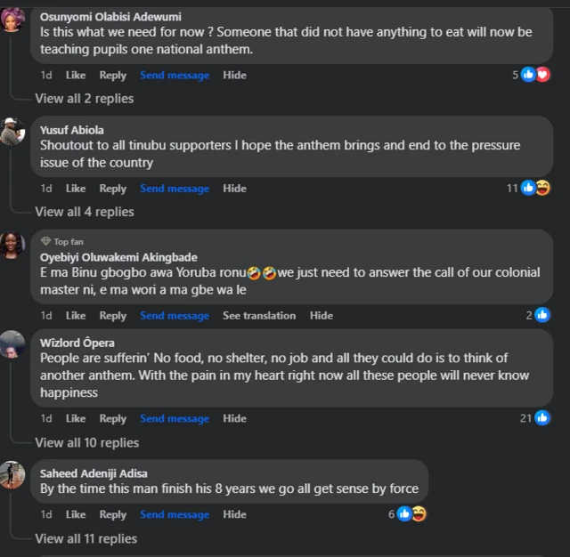 Ohun tí àwọn ń sọ lorí ayélujára