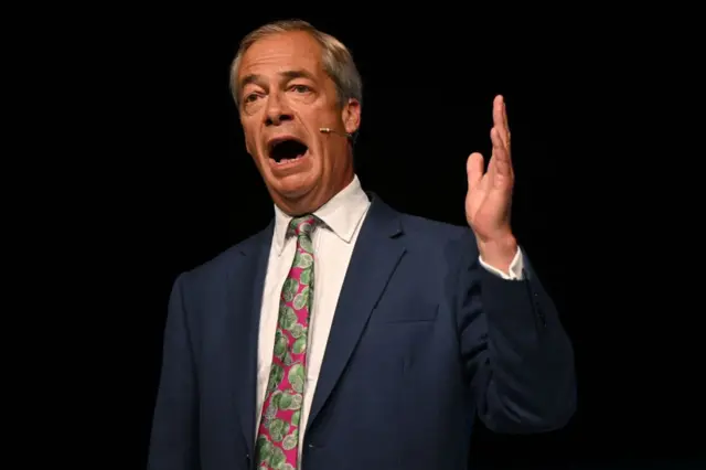 El líder ultraconservador Nigel Farage