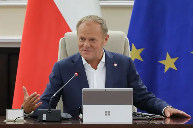 Polski premier Donald Tusk na posiedzeniu rządu w Kancelarii Premiera w Warszawie, Polska, 3 czerwca 2025