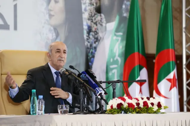 الرئيس الجزائري