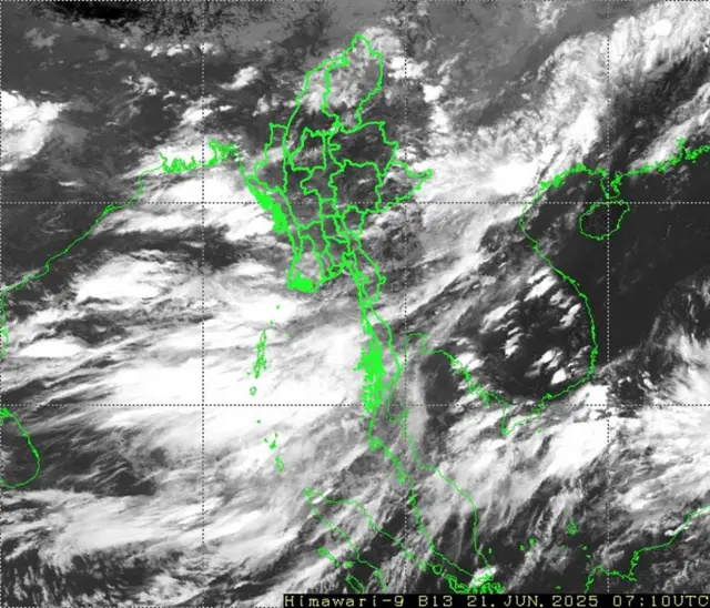 ကပ္ပလီပင်လယ်ပြင်နှင့် ဘင်္ဂလားပင်လယ်အော်တို့တွင် မုတ်သုံလေ အားကောင်းနေ