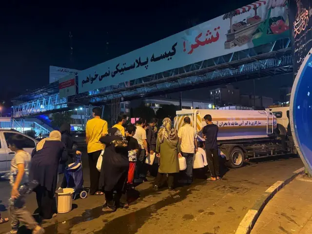 قطع آب در تهران