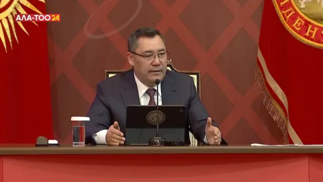 Садыр Жапаров, Кыргызстандын президенти