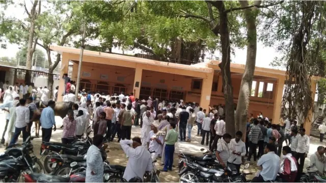 दलित संगठनों का प्रदर्शन