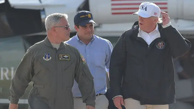 Ricardo Rosselló y Donald Trump.
