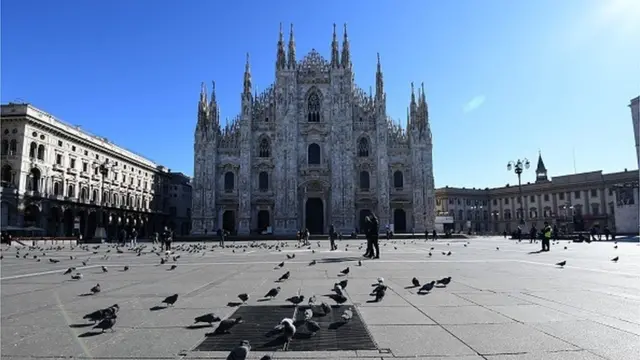 Історичні площі італійських міст давно не були такими порожніми