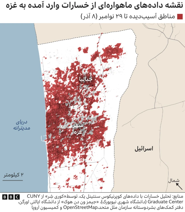 صدمات وارده به غزه