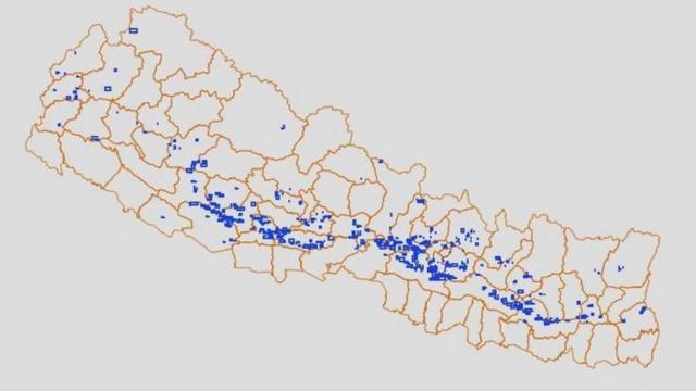नेपाल सरकारले विभिन्न स्थानमा खनिज पदार्थ सर्वेक्षणका लागि अनुमतिपत्र दिएको थियो