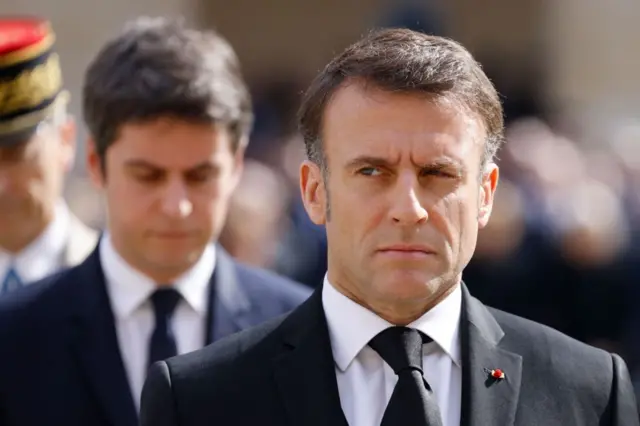 Emmanuel Macron, presidente de Francia. 