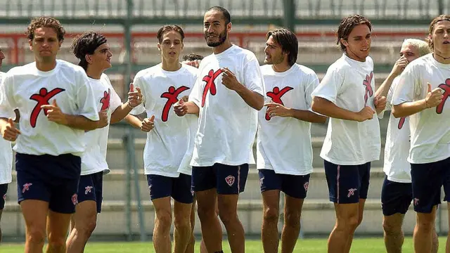 Саади Каддафи на тренировку с "Перуджей"