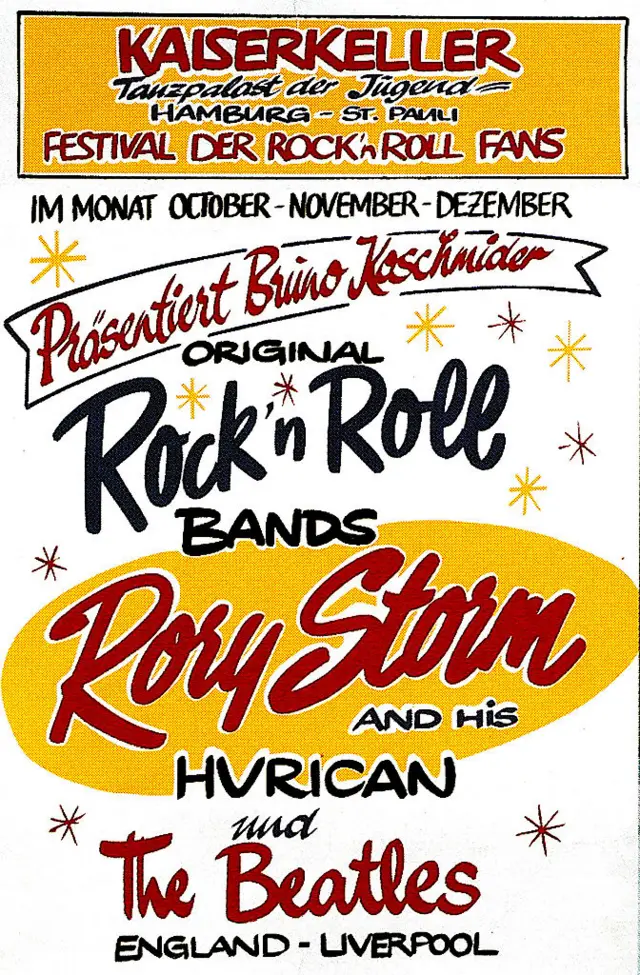 Афиша гамбургского клуба Kaiserkeller