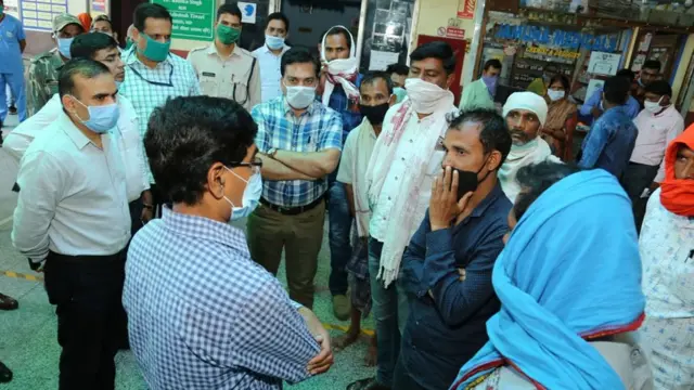 फ़ैक्ट्री में गैस लीक