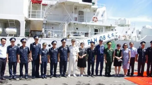 Tàu tuần tra Echigo của Nhật Bản từng đến tập luyện chung cùng Cảnh sát biển Việt Nam năm 2017.