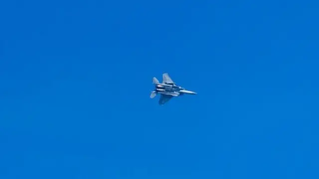 বন্দরনগরী হাইফার আকাশে ইসরায়েলি জেট