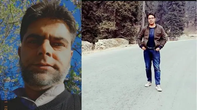 અલ્તાફ બટ (ડાબી તરફ) અને મુદાસિર ગુલ (જમણી તરફ)