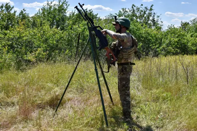 Український військовослужбовець мобільного підрозділу протиповітряної оборони