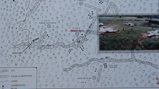 Plano de Tranquilandia.