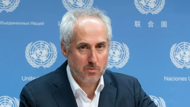 संयुक्त राष्ट्र के महासचिव के प्रवक्ता स्टीफ़न डूजारिक