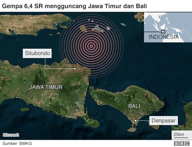 Gempa Bumi 6 4 Sr Guncang Jawa Timur Dan Bali Panik Dan Bersiap Lari