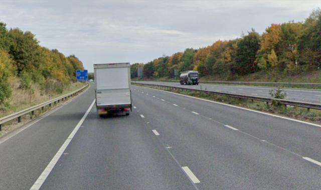 M62 reopens westbound after lorry hits bridge