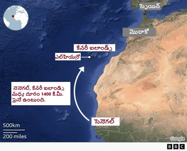 సెనెగల్, స్పెయిన్, కేనరీ ఐలండ్స్, శరణార్థులు, అట్లాంటిక్ మహా సముద్రం, మధ్యధరా సముద్రం
