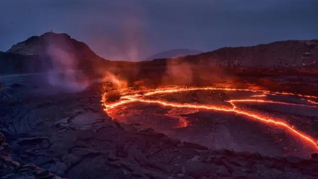 Erta Ale yanardağı