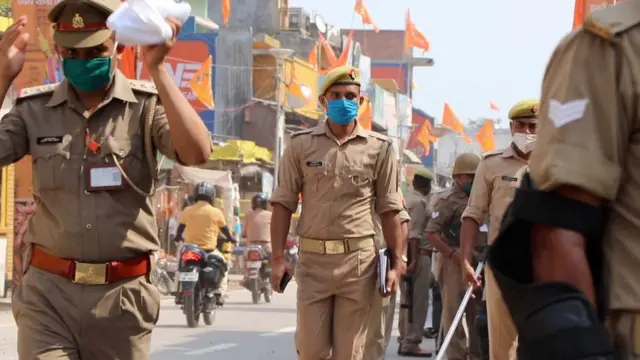 अयोध्या में सुरक्षा इंतजाम