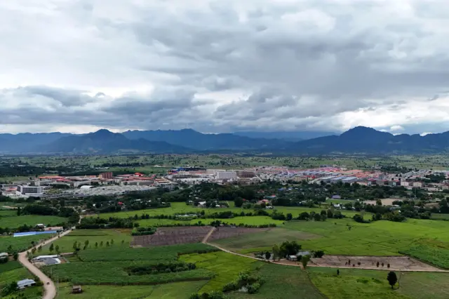 เมืองเคเค พาร์ค จากมุมสูง