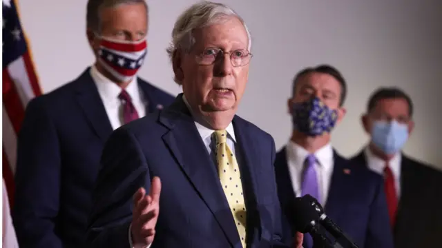 лидер сенатского большинства Митч Макконнелл