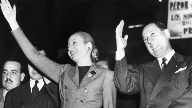 ሁዋን ፔሮን እና ባለቤታቸው