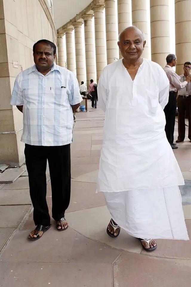 దేవెగౌడ, కుమార స్వామి, హసన్, తుముకూరు