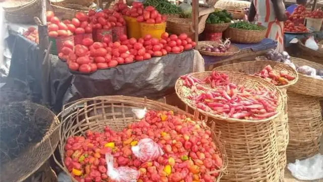 Food Blockade: Ọnụ ego tomato na ose arịala elu