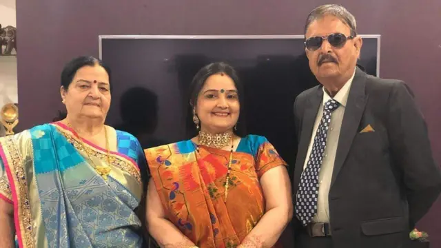 નેહલ બહેન શૈલેષભાઈ તેમજ વૈશાલી બક્ષી અમદાવાદ પ્લેન ક્રૅશ, જામનગર, ઍર ઇન્ડિયા, વિમાન દુર્ઘટના, લંડન, બીબીસી ગુજરાતી