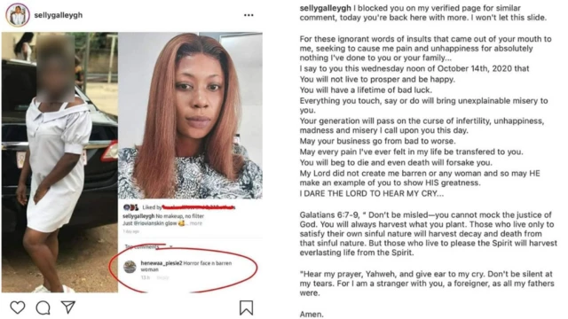 Salley Galley Intagram post