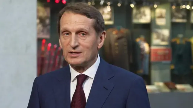 Umukuru w'ubutasi bw'Uburusiya Sergei Naryshkin