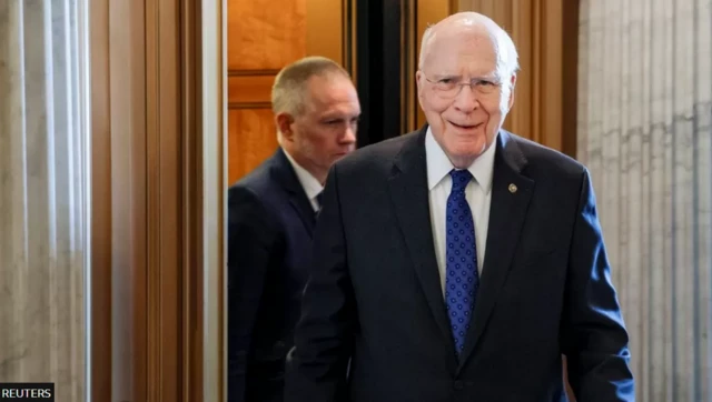 سناتور پاتریک لیهی ۸۳ ساله میگوید زندگی بازنشستگی حرف ندارد