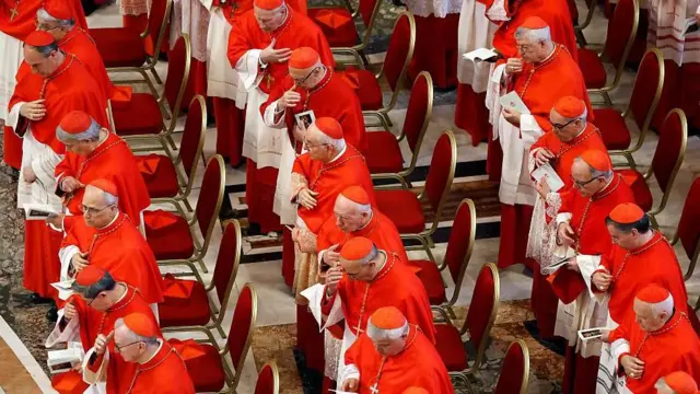 ካርዲናላት ብጳጳስ ዝምዘዙ ኰይኖም፡ ካብኣቶም ግን ትሕቲ 80 ዓመት ዝዕድመኦም 135 ጥራይ እዮም፤ ስለዚ ንሓድሽ መሪሕነት ካቶሊካዊት ቤተክርስትያን ድምጾም ክህቡ ብቑዓት እዮም።