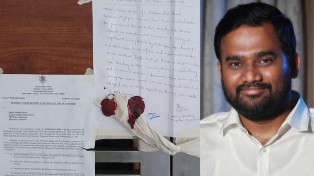 ஜாபர் சாதிக், போதைப்பொருள் கடத்தல்