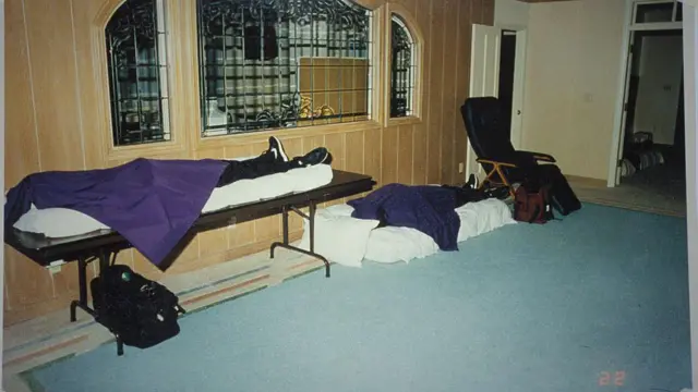 اجتماعی خود کشی کرنے والے ہیونز گیٹ فرقے کے اراکین کی لاشیں