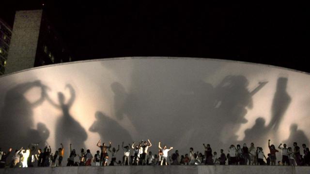 Manifestanteslucky bet 1xbetfrente ao Congresso Nacional