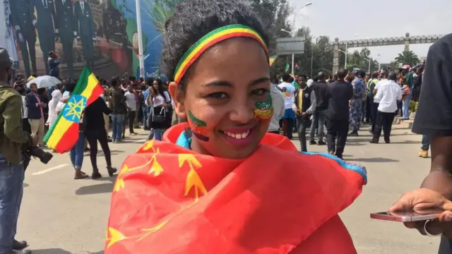 ኣብ ስነ ስርዓት ኣቀባብላ ፕረዚደንት ኢሳይያስ ኣፈወርቂ ዝተረኸበት ንእስቲ 14 ሓምለ 2018