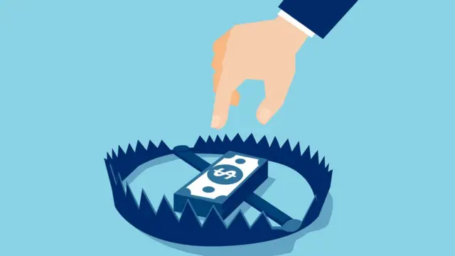 Una trampa con dinero