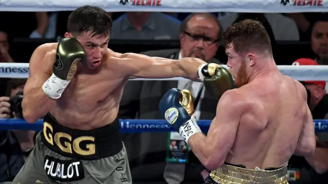 Golovkin y Álvarez.