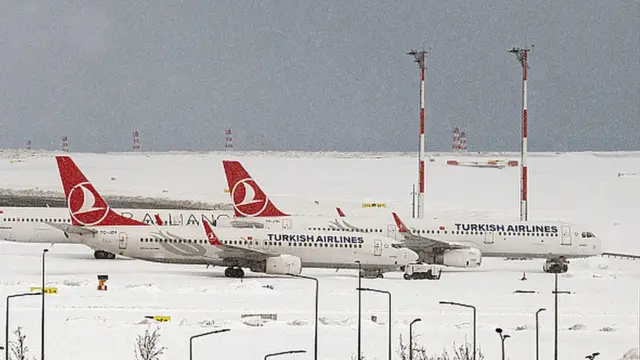 Снегопад в Турции
