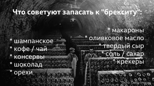 Что запасать к "брекситу"