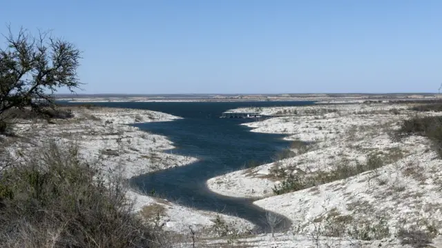 Paisaje en Val Verde, Texas.